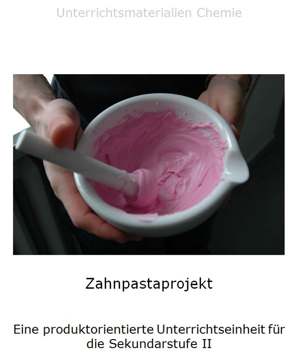 Zahnpastaprojekt Deckblatt